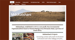 Desktop Screenshot of mdukatshani.com